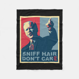 Manta Polar Sniff Hair Don#39;t Care Anti Joe Biden Meme Vode