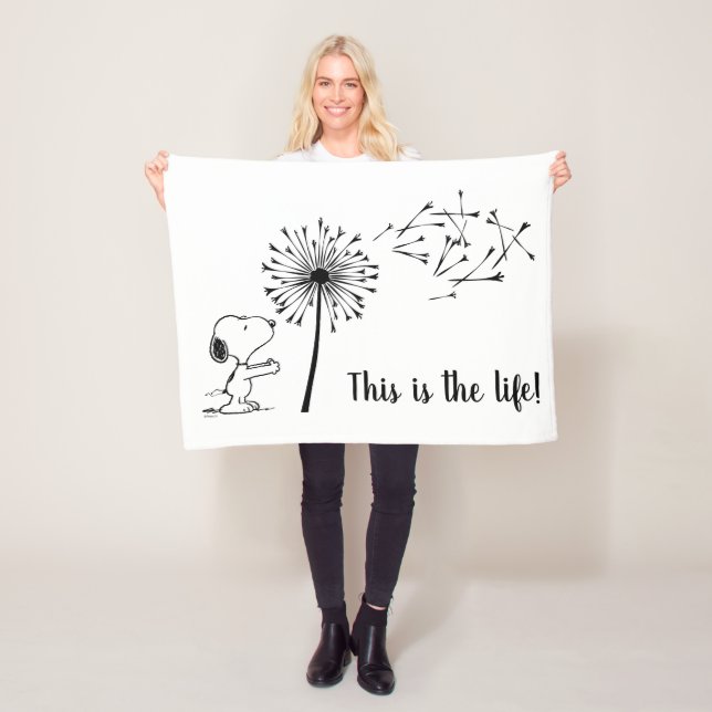 Manta Polar Snoopy con Dandelion (In situ)