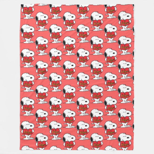 Manta Polar Snoopy Fleece Blanket (Anverso)