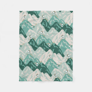 Manta Polar Snoopy Great Outdoor Pattern