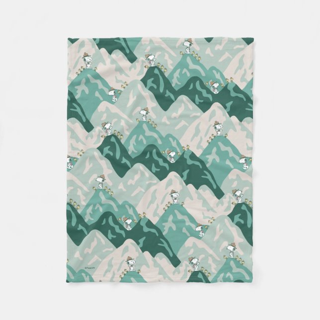 Manta Polar Snoopy Great Outdoor Pattern (Anverso)