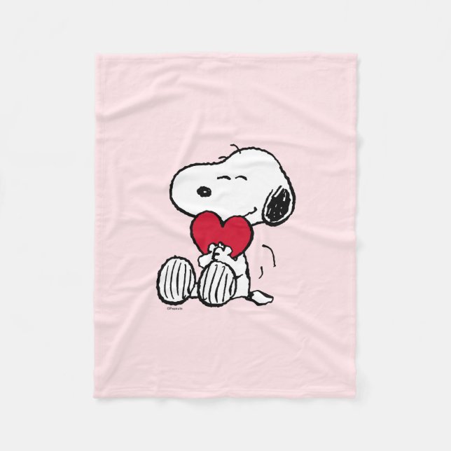 Manta Polar Snoopy | Little Sweetheart Baby Fleece Blanket (Anverso)