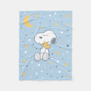 Manta Polar Snoopy & Woodstock Fiesta de Baby Shower de Sobr