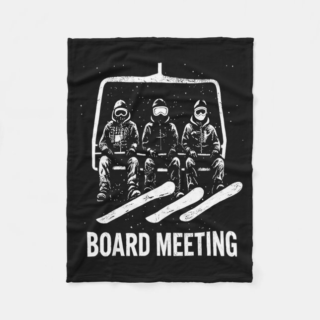 Manta Polar Snowboard Board Meeting Ski Lift Skier Winter Srts (Anverso)