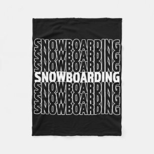 Manta Polar Snowboard - Gran regalo de invierno para Snowboard