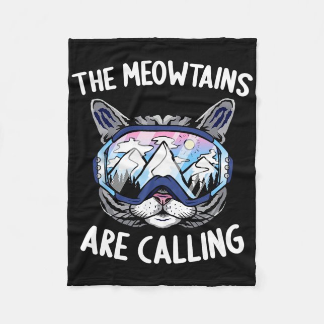 Manta Polar Snowboard Guay Para Hombres Mujeres Esquí Montañas (Anverso)