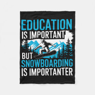 Manta Polar Snowboard Lover Humor Design Funny Snowboard