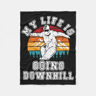 Manta Polar Snowboard Mi vida va bajando los deportes de invie