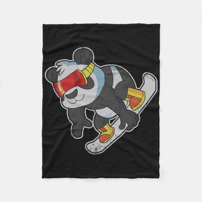 Manta Polar Snowboard Panda Bear (Anverso)