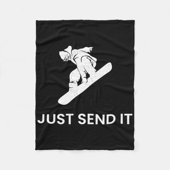 Manta Polar Snowboard T Shirt Snowboard Para Hombres Mujeres N (Anverso)