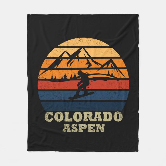 Manta Polar Snowboarder de Aspen Colorado (Anverso)