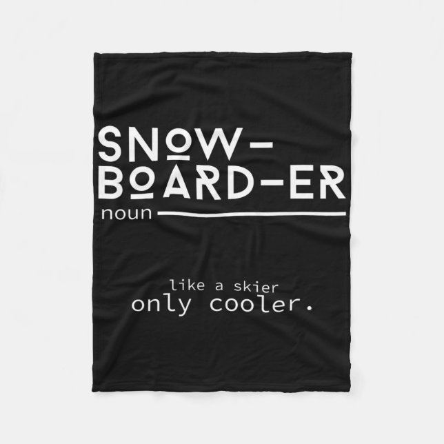 Manta Polar Snowboarder Definition Funny Snowboarding Winter S (Anverso)