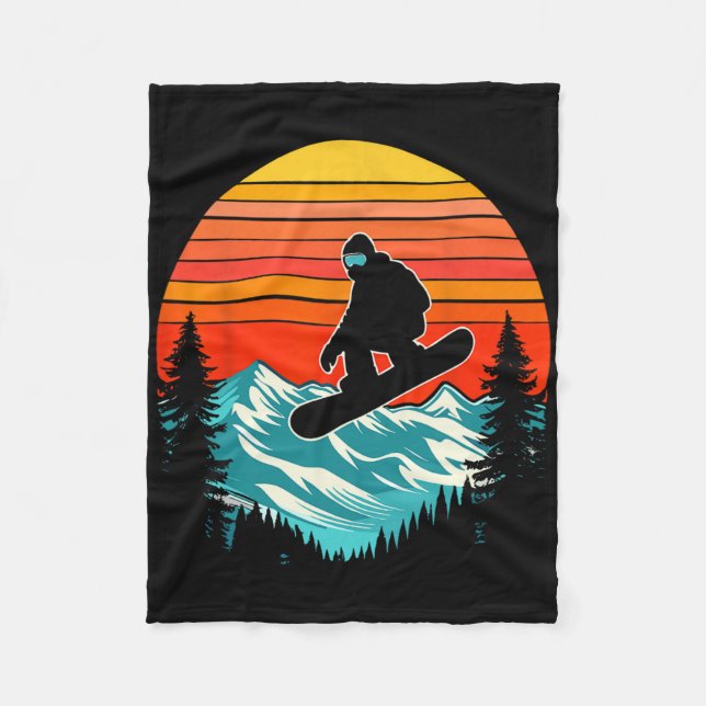 Manta Polar Snowboarder Retro Snowboard Snowboard Extreme S (Anverso)
