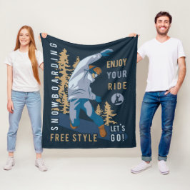 Manta Polar Snowboarding. Disfruta tu paseo