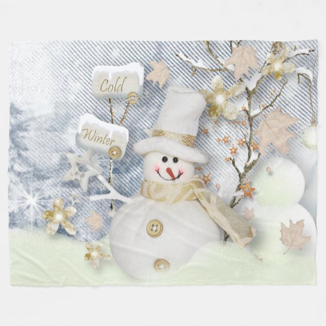 Manta Polar Snowman (Frente (Horizontal))