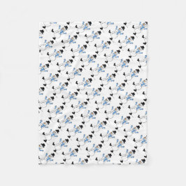 Manta Polar Snowman Fleece Blanket