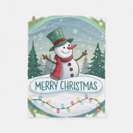 Manta Polar Snowman’s Joyful Christmas Welcome