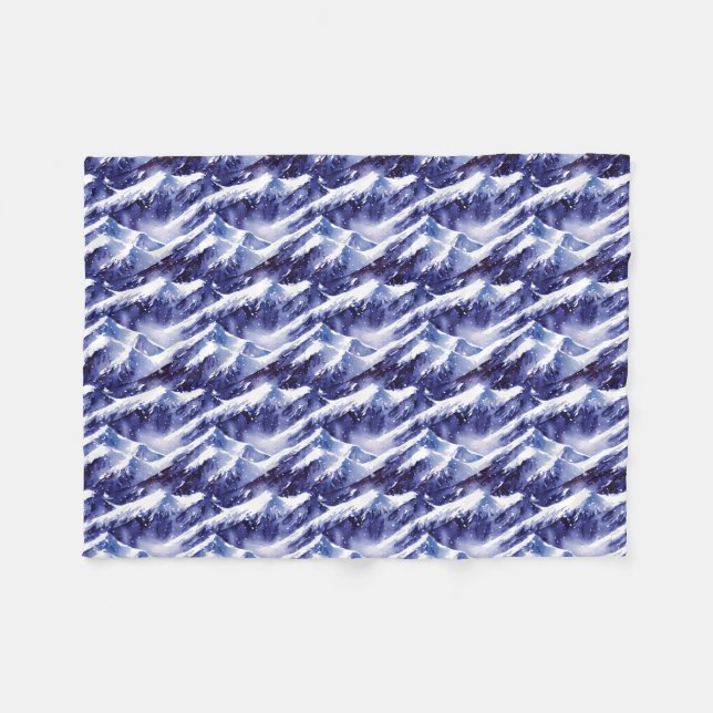 Manta Polar Snowy Mountains Winter (Frente (Horizontal))