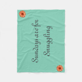 Manta Polar Snuggles de domingo