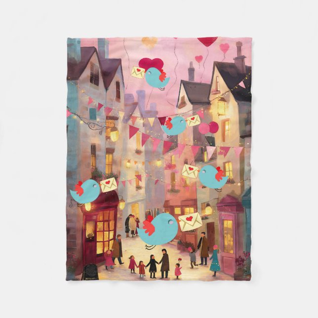 MANTA POLAR SO MANY VALENTINES FOR DELIVERY (Anverso)