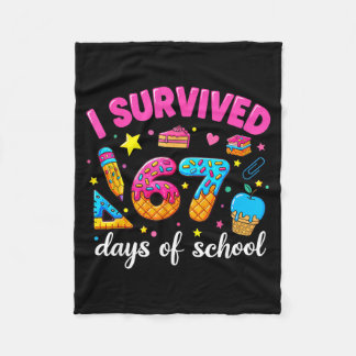 Manta Polar Sobreviví 67 Días De Escuela Chistoso Meme Maestro