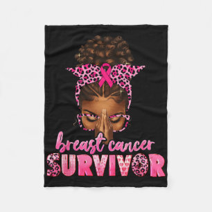 Manta Polar Sobreviviente de cáncer de mama Mujeres negras afr