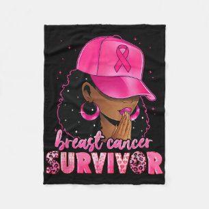Manta Polar Sobreviviente de cáncer de mama Mujeres negras afr