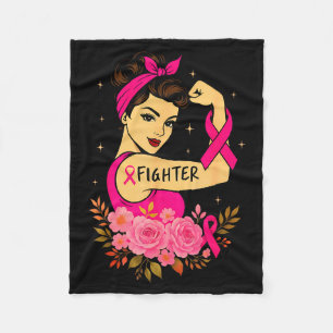 Manta Polar Sobreviviente de cáncer de mama Rosie Riveter Conc