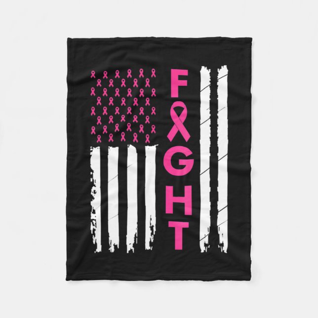 Manta Polar Sobreviviente de pecho Bandera Americana Awaren po (Anverso)