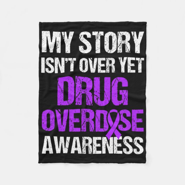 Manta Polar Sobreviviente del guerrero de la sobredosis de dro (Anverso)