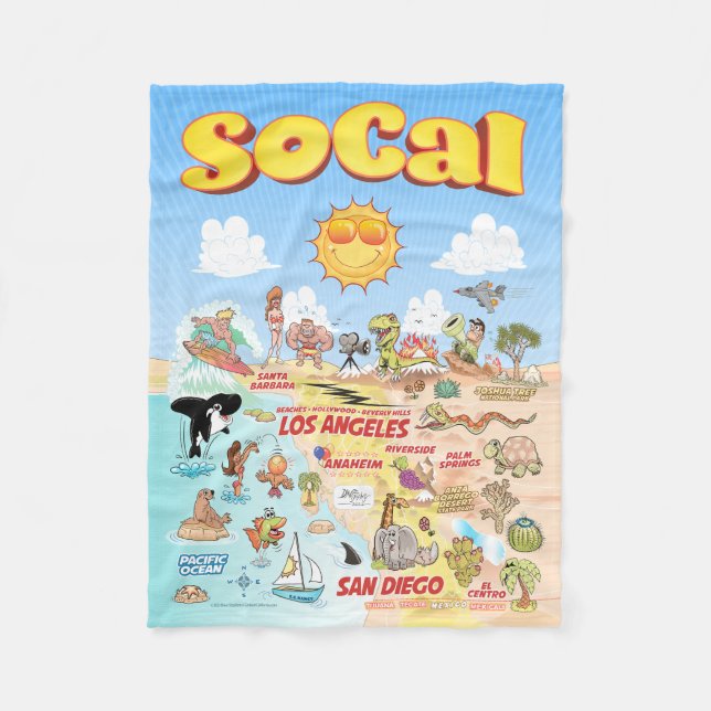 Manta Polar SoCal pequeño (Anverso)
