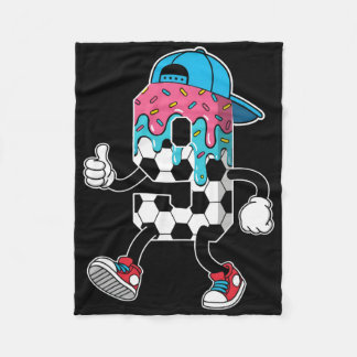 Manta Polar Soccer 9 Year Old Ice Cream Drip Youth 9th Birthda