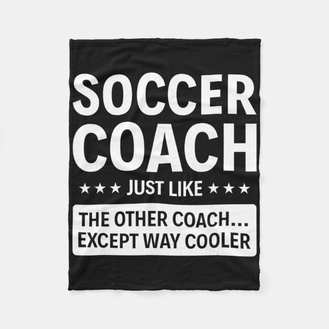 Manta Polar Soccer Coach Except Way Cooler  (Anverso)