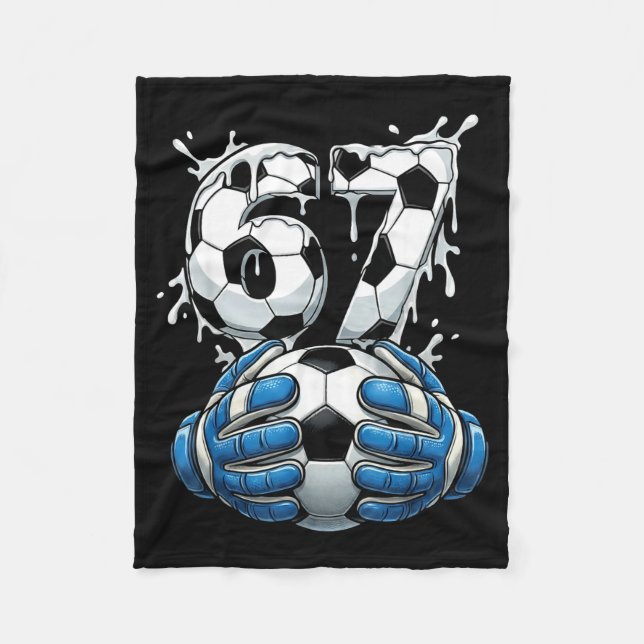 Manta Polar Soccer Drip Number 67 Boys Soccer Goalkeeper 67  (Anverso)