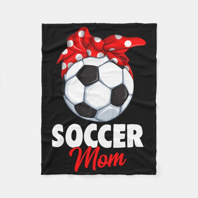 Manta Polar Soccer Mom Women  (Anverso)
