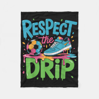 Manta Polar Soccer Respect Drip Funny Graffiti Sneakerhead Kic