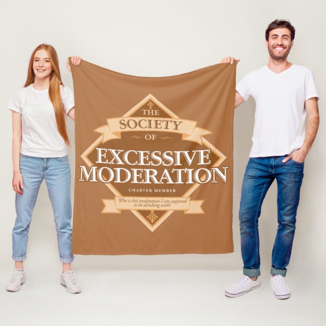 Manta Polar Sociedad de Excesiva Fleece Blanket (In situ)