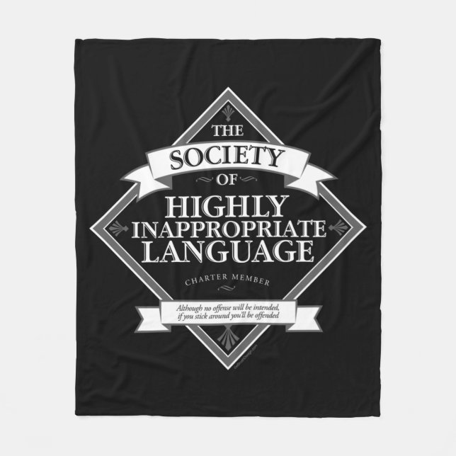 Manta Polar Sociedad de Lenguaje Altamente Inapropiado (Anverso)