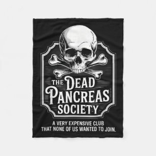 Manta Polar Sociedad de Páncreas Muerto Diabetes Graciosos de