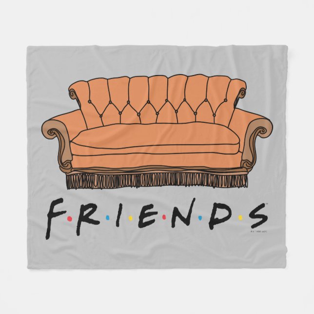 Manta Polar Sofá de FRIENDS™ (Frente (Horizontal))
