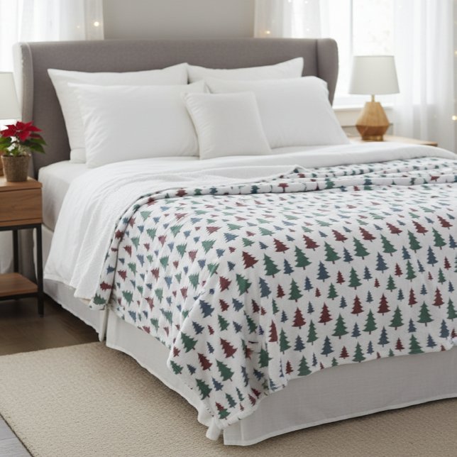 Manta Polar Soft Blanket with Pine Print - Warmth and Style (Subido por el creador)