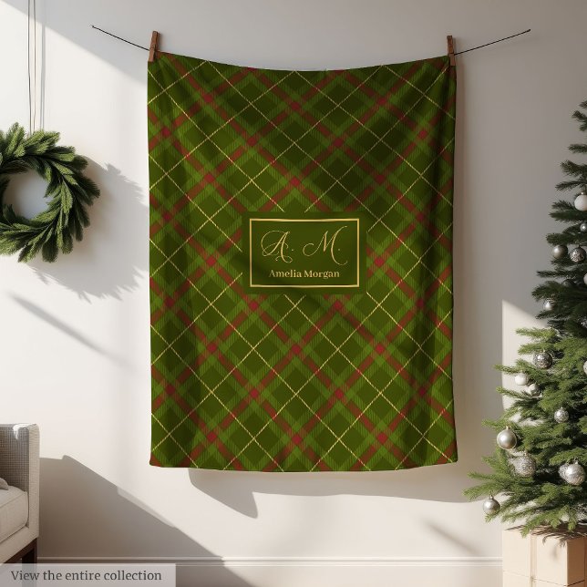 Manta Polar Soft Checkered Blanket Custom Name Fall Keepsake (Soft Checkered Blanket Custom Name Fall Keepsake)