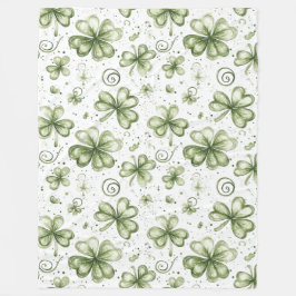 Manta Polar Soft Shamrock Whispers in Watercolor Green