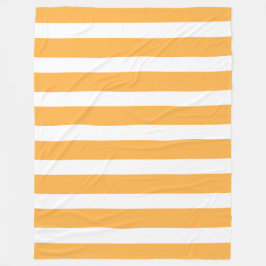 Manta Polar Soft Tangerine and White Vertical Striped