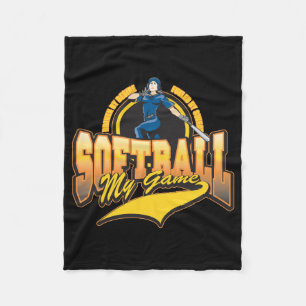 Manta Polar Softball para mujer mi juego