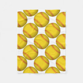 Manta Polar Softbol amarillo