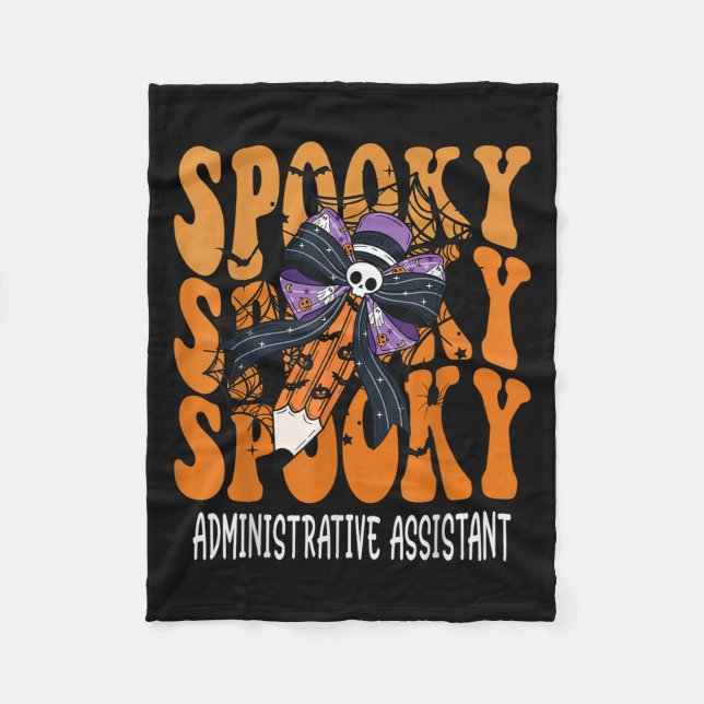 Manta Polar Soky Administrative Istant Halloween School  (Anverso)