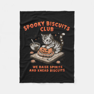 Manta Polar Soky Biscuits Club Cat Halloween