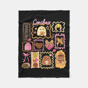 Manta Polar Soky Conchas Fantasma Halloween Pan Dulce Gir
