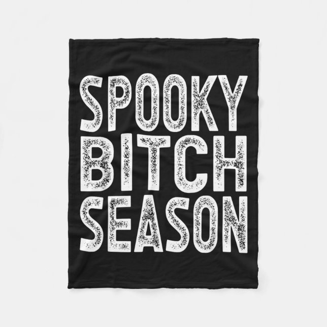 Manta Polar Soky Season Retro Halloween Witch Quote Saying Gif (Anverso)